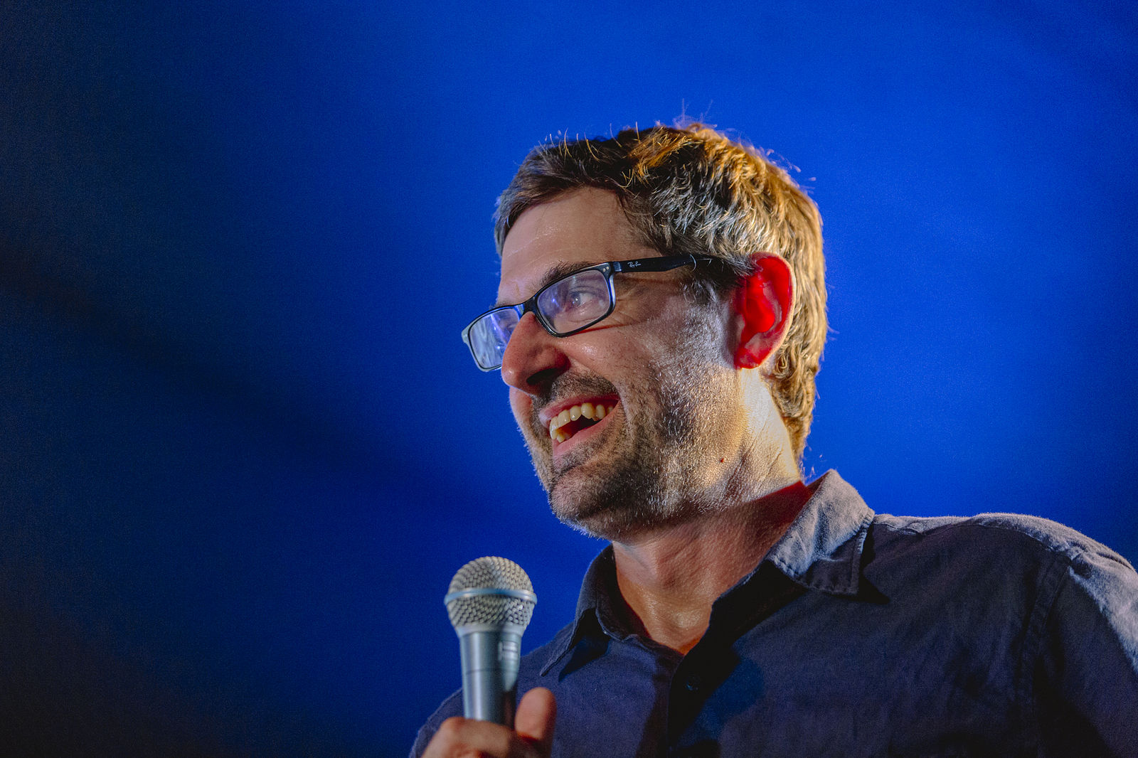 Adam Buxton in conversation with Louis Theroux